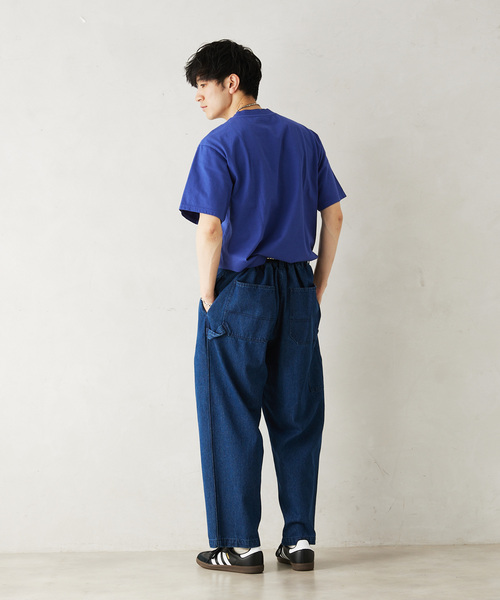 Yonetomi(ヨネトミ)の「【米富繊維 / Yonetomi】別注 ガーメントダイTシャツ(Tシャツ/カットソー・メンズ・コバルトブルー/ブラック/ホワイト/ピンク/ライトイエロー・X-LARGE/LARGE/MEDIUM)」の21枚目の写真