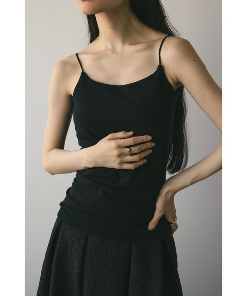 STYLEMIXER（スタイルミキサー）の「カップ付きバックオープンキャミ（キャミソール・レディース・ブラック/ホワイト/ブラウン・SMALL/MEDIUM）」の10枚目の写真
