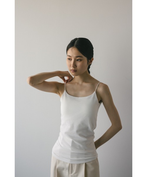 STYLEMIXER（スタイルミキサー）の「カップ付きバックオープンキャミ（キャミソール・レディース・ブラック/ホワイト/ブラウン・SMALL/MEDIUM）」の6枚目の写真