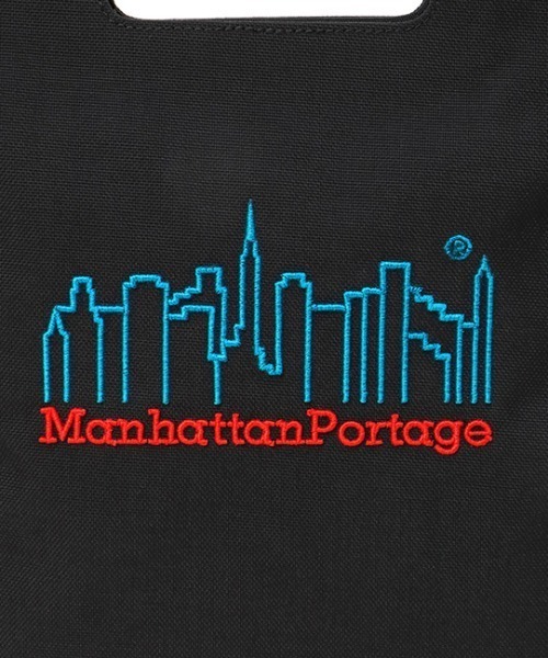 Manhattan Portage（マンハッタンポーテージ）の「Sounds Tote(SM) 3D Embroidery Neon（トートバッグ・メンズ・ブラック・X-SMALL）」の8枚目の写真