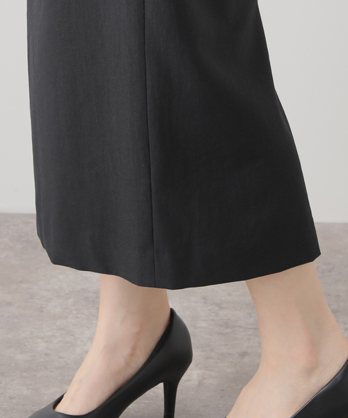 La TOTALITE（ラトータリテ）の「ポリエステルコットンタイトスカート（スカート・レディース・グリーン/ベージュ/ブラック・36/38）」の13枚目の写真