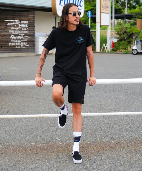 rip curl(リップカール)の「【RIPCURL(リップカール)】M STAPLER TEE/スタンダードフィットブランドロゴプリントコットン100%半袖Tシャツ(Tシャツ/カットソー・メンズ・ブラック/ホワイト・MEDIUM/LARGE)」の21枚目の写真