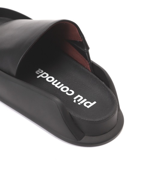 piu comoda（ピュコモダ）の「(piu comoda)ボリュームソールフラットサンダル（サンダル・レディース・ブラック・38/36/37）」の6枚目の写真