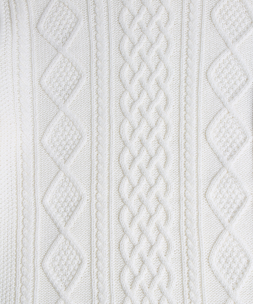 WEGO（ウィゴー）の「WEGO/ケーブルタートルネックニット（ニット/セーター・メンズ・ホワイト/ブラック/杢グレー/ベージュ/ネイビー/ワイン・MEDIUM/LARGE）」の7枚目の写真