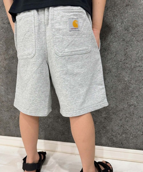 Carhartt（カーハート）の「Carhartt　カーハート　フレンチテリー　ワーク　ハーフパンツ（その他パンツ・キッズ・グレー/ブラック・L/M/S）」の2枚目の写真