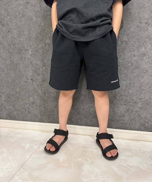 Carhartt（カーハート）の「Carhartt　カーハート　フレンチテリー　ワーク　ハーフパンツ（その他パンツ・キッズ・グレー/ブラック・L/M/S）」の3枚目の写真