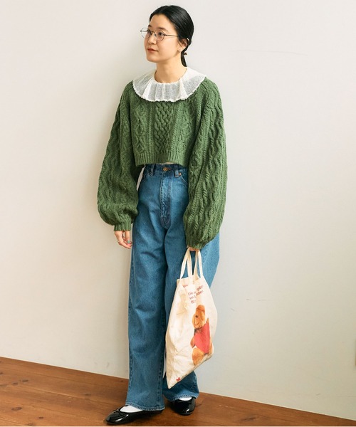 fig London - fig London anemone blouse グリーン fig London - fig London anemone blouse グリーンの通販 by