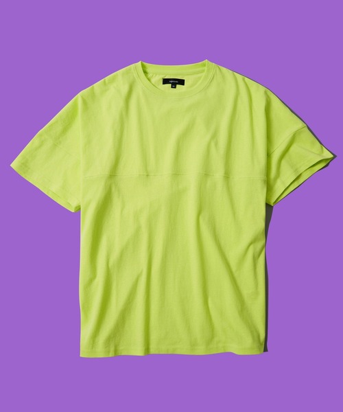 improves(インプローブス)の「半袖 フットボール Tシャツ(Tシャツ/カットソー・メンズ・ホワイト/カーキ/イエロー/パープル/ブラック/ベージュ・MEDIUM/LARGE)」の6枚目の写真