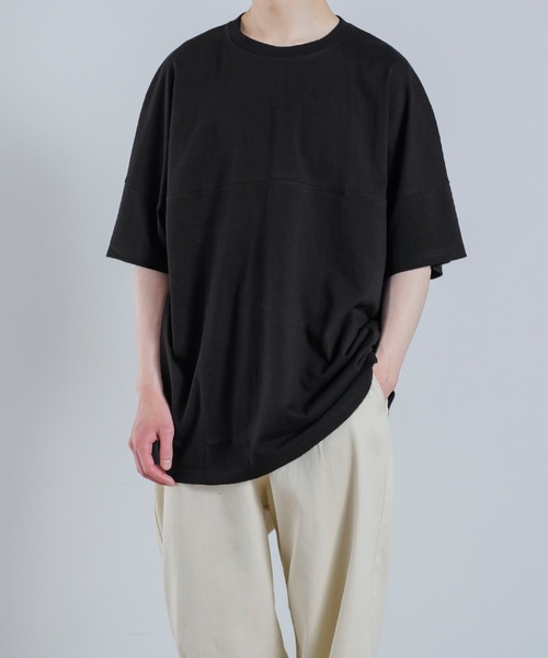 improves(インプローブス)の「半袖 フットボール Tシャツ(Tシャツ/カットソー・メンズ・ホワイト/カーキ/イエロー/パープル/ブラック/ベージュ・MEDIUM/LARGE)」の11枚目の写真