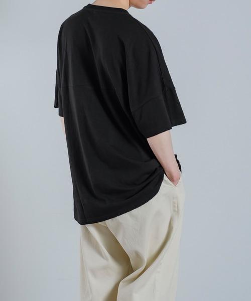 improves(インプローブス)の「半袖 フットボール Tシャツ(Tシャツ/カットソー・メンズ・ホワイト/カーキ/イエロー/パープル/ブラック/ベージュ・MEDIUM/LARGE)」の10枚目の写真