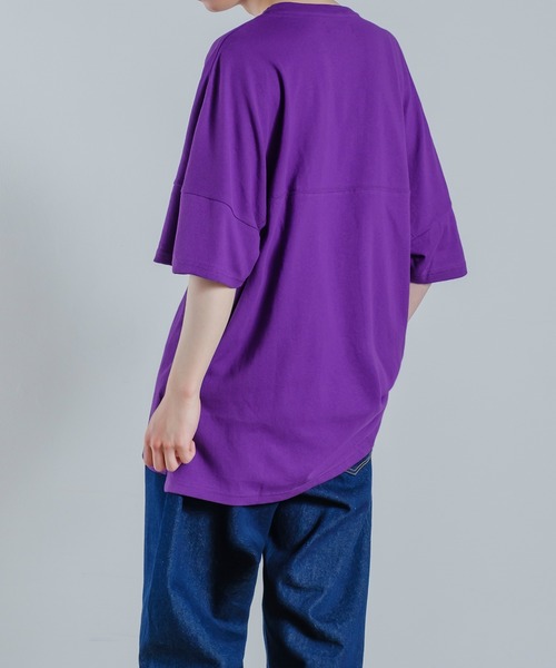 improves(インプローブス)の「半袖 フットボール Tシャツ(Tシャツ/カットソー・メンズ・ホワイト/カーキ/イエロー/パープル/ブラック/ベージュ・MEDIUM/LARGE)」の8枚目の写真