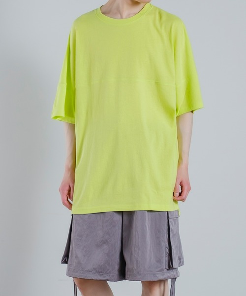 improves(インプローブス)の「半袖 フットボール Tシャツ(Tシャツ/カットソー・メンズ・ホワイト/カーキ/イエロー/パープル/ブラック/ベージュ・MEDIUM/LARGE)」の7枚目の写真