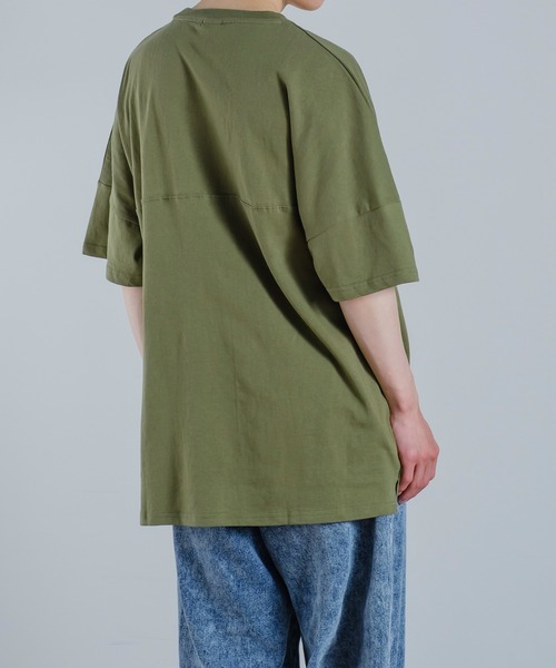 improves(インプローブス)の「半袖 フットボール Tシャツ(Tシャツ/カットソー・メンズ・ホワイト/カーキ/イエロー/パープル/ブラック/ベージュ・MEDIUM/LARGE)」の18枚目の写真