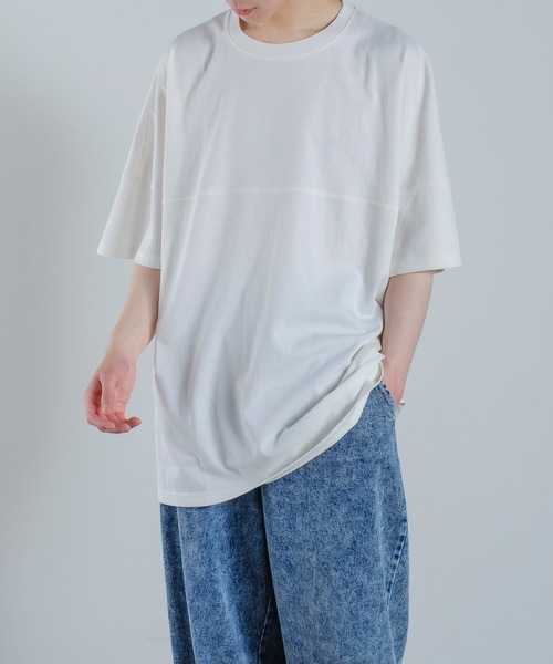 improves(インプローブス)の「半袖 フットボール Tシャツ(Tシャツ/カットソー・メンズ・ホワイト/カーキ/イエロー/パープル/ブラック/ベージュ・MEDIUM/LARGE)」の17枚目の写真