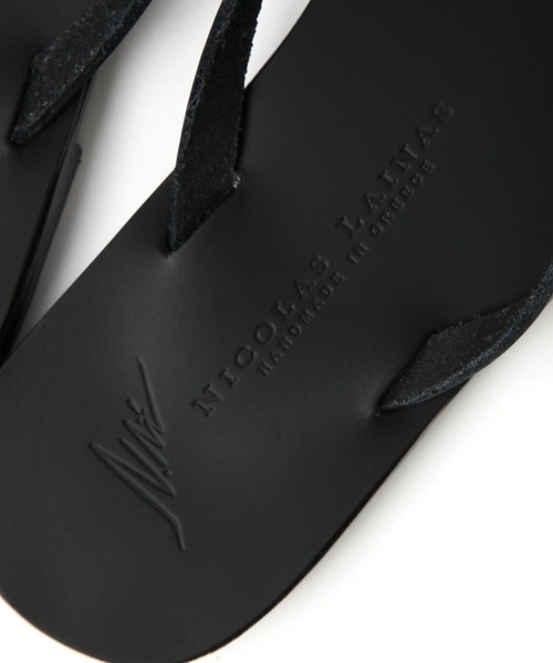 NICOLAS LAINAS（ニコラスライナス）の「【NICOLAS LAINAS】トングサンダル（サンダル・レディース・ブラック/その他1・LARGE/MEDIUM/SMALL）」の11枚目の写真