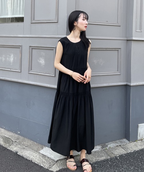 【未使用級✨】コルコバード　ティアード　ボウタイ　リボン　ワンピース　ドレス 未使用級✨】コルコバード ティアード ボウタイ リボン