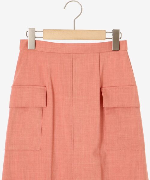 le.coeur blanc(ルクールブラン)の「ドライタッチカーゴポケットトラペーズスカート(スカート・レディース・ベージュ系その他/ライトグリーン/オレンジ/サックスブルー・38/36)」の17枚目の写真