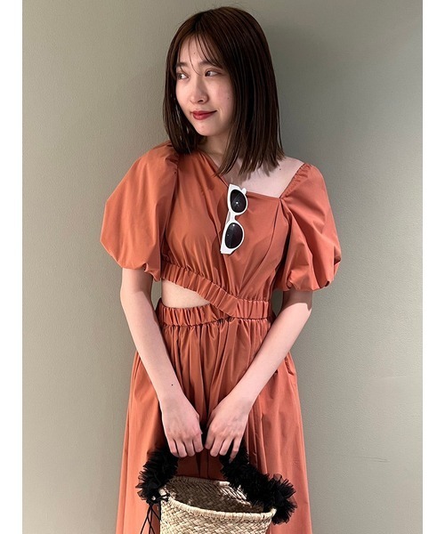 【WEB限定】【新品】SNIDEL スナイデル サイドカットアウトワンピース 1 SNIDEL（スナイデル）の「【WEB限定】サイドカットアウト