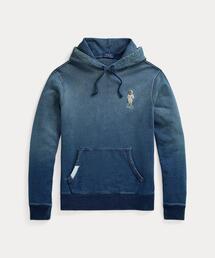 【美品】　ポロラルフローレン　アノラックパーカー　ブリーチ　デニム　インディゴ 美品】ポロラルフローレンアノラックパーカーブリーチデニムインディゴ