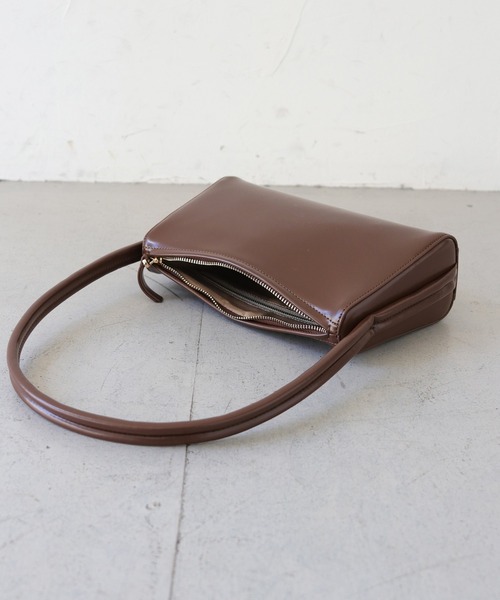 CLEIO(クレイオ)の「【CLEIO】牛革スクエアハンドバッグ/COW LEATHER SQUARE HANDBAG/736-11664(ハンドバッグ・レディース・ブラウン・FREE)」の7枚目の写真