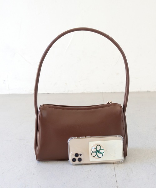 CLEIO(クレイオ)の「【CLEIO】牛革スクエアハンドバッグ/COW LEATHER SQUARE HANDBAG/736-11664(ハンドバッグ・レディース・ブラウン・FREE)」の6枚目の写真