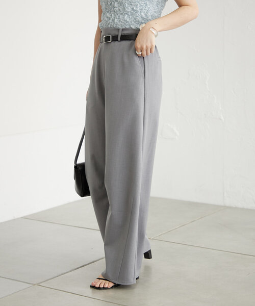 mystic（ミスティック）の「newカーブスラックス（スラックス・レディース・ブラック/グレー/アイボリー・1/2/0）」の8枚目の写真