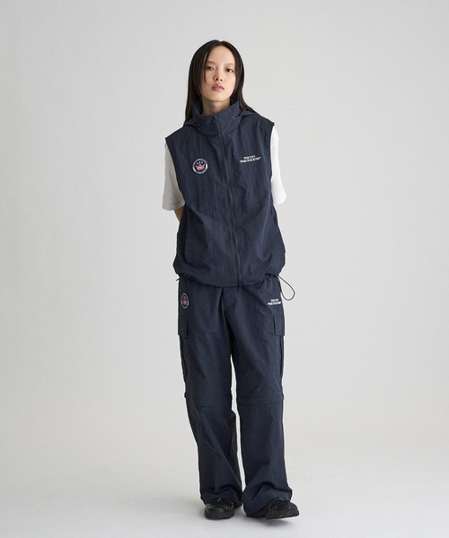 ☆新品未使用☆   ウインザーベスト Sサイズ NAVY セール】2WAY NYLON VEST PACKABLE/2wayナイロンベストパッカブル