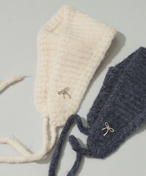 Ray BEAMS（レイビームス）の「ヘッド バンド（その他ヘアアクセサリー・レディース・オフホワイト/ネイビー・ONE SIZE）」の3枚目の写真