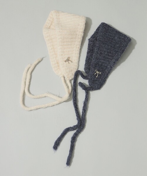 Ray BEAMS（レイビームス）の「ヘッド バンド（その他ヘアアクセサリー・レディース・オフホワイト/ネイビー・ONE SIZE）」の4枚目の写真