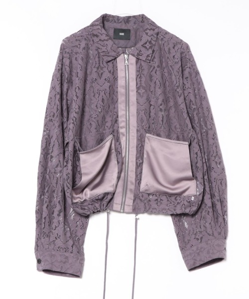 セール】【SET UP対応】フラワーレースブルゾン(HARE)（ブルゾン