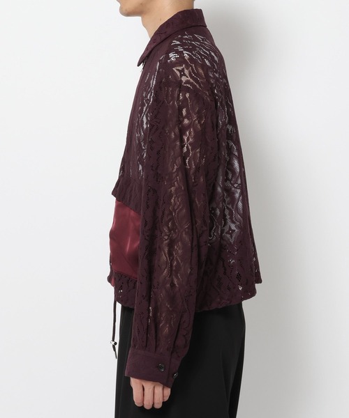 HARE（ハレ）の「【SET UP対応】フラワーレースブルゾン(HARE