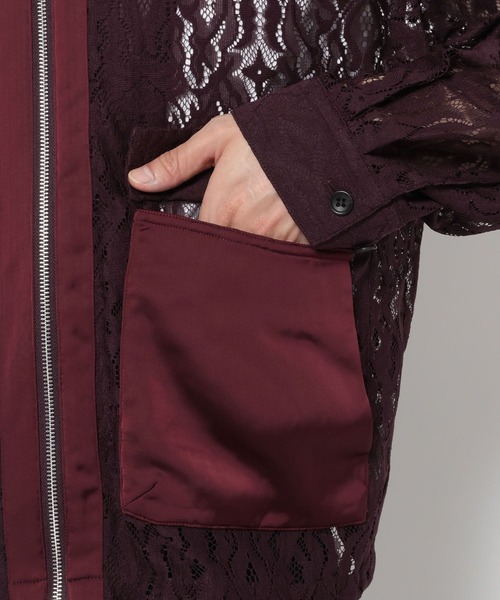 HARE(ハレ)の「【SET UP対応】フラワーレースブルゾン(HARE)(ブルゾン・メンズ・ブルー/レッド/ブラック/グレー系その他/ブラック系その他/ブルー系その他/レッド系その他/ラベンダー・FREE)」の22枚目の写真