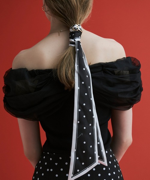 EIMY ISTOIRE（エイミーイストワール）の「dot eimtyスカーフポニー