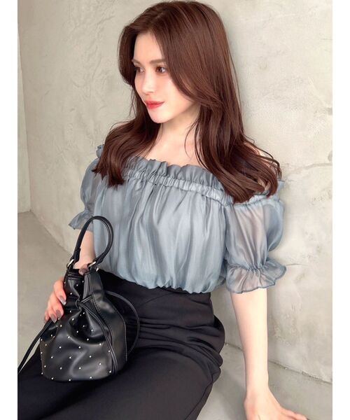 RESEXXY（リゼクシー）の「スタッズコンパクトバッグ（ハンドバッグ・レディース・レッド/ブラック・FREE）」の14枚目の写真