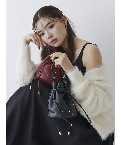 RESEXXY（リゼクシー）の「スタッズコンパクトバッグ（ハンドバッグ・レディース・レッド/ブラック・FREE）」の20枚目の写真