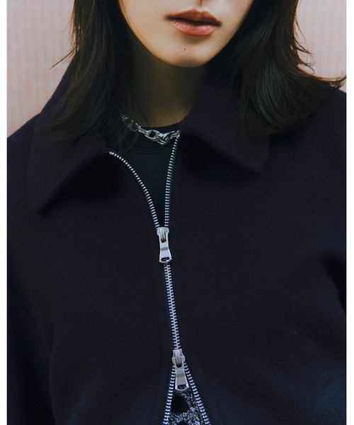 emmi（エミ）の「ラメニットビスチェ（ニット/セーター・レディース・ブラック/シルバー・FREE）」の5枚目の写真