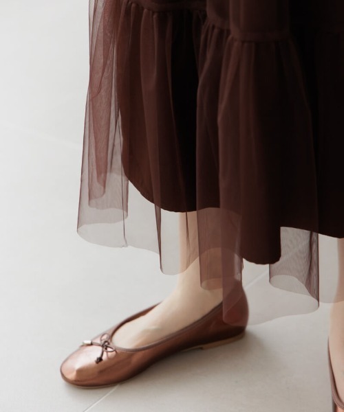 flower(フラワー)の「クラシックチュールワンピース(ワンピース・レディース・ブラック/ブラウン・FREE)」の10枚目の写真