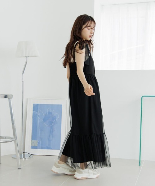 flower(フラワー)の「クラシックチュールワンピース(ワンピース・レディース・ブラック/ブラウン・FREE)」の12枚目の写真