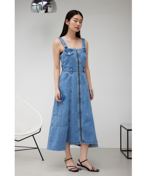 セール】ロングデニムワンピース（ワンピース）｜AZUL BY MOUSSY