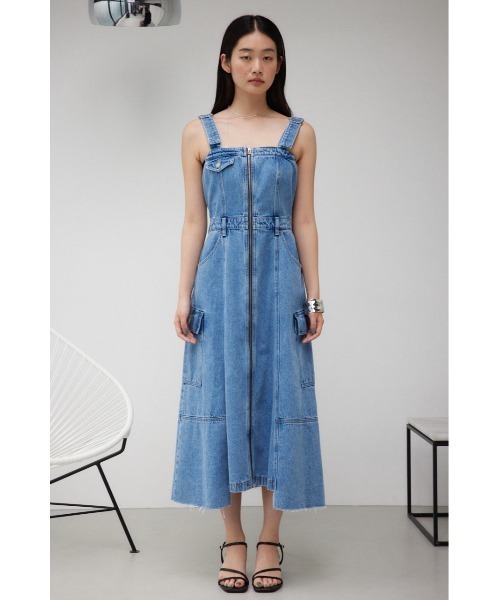 セール】ロングデニムワンピース（ワンピース）｜AZUL BY MOUSSY