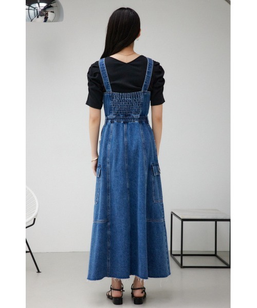 セール】ロングデニムワンピース（ワンピース）｜AZUL BY MOUSSY