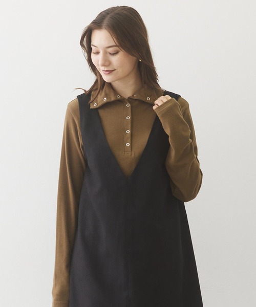 【セール】HALF BUTTON TOP（Tシャツ/カットソー）｜MILKFED.（ミルクフェド）