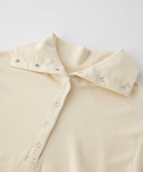 【セール】HALF BUTTON TOP（Tシャツ/カットソー）｜MILKFED.（ミルクフェド）