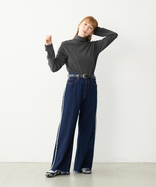 【セール】HALF BUTTON TOP（Tシャツ/カットソー）｜MILKFED.（ミルクフェド）