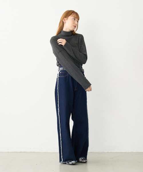 【セール】HALF BUTTON TOP（Tシャツ/カットソー）｜MILKFED.（ミルクフェド）