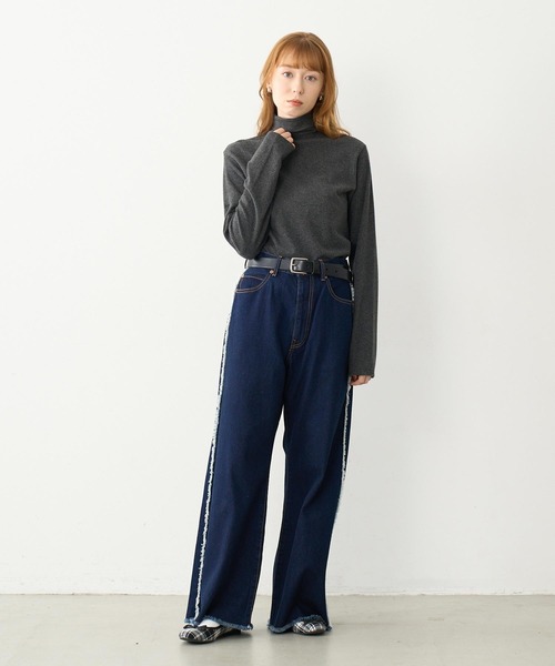 【セール】HALF BUTTON TOP（Tシャツ/カットソー）｜MILKFED.（ミルクフェド）