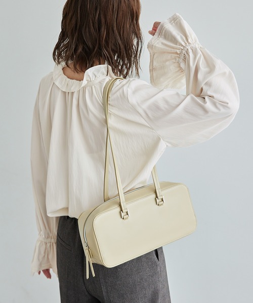 ROPE' PICNIC(ロペピクニック)の「フリルブラウス(シャツ/ブラウス・レディース・ダークブラウン/ブラック/オフホワイト・38)」の14枚目の写真