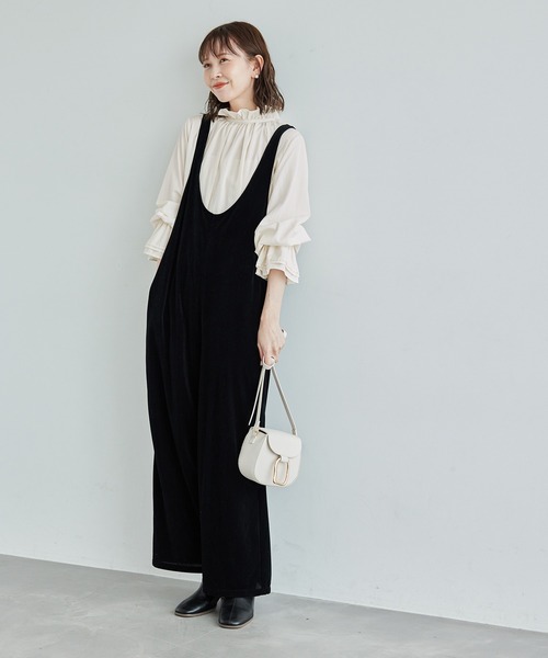 ROPE' PICNIC(ロペピクニック)の「フリルブラウス(シャツ/ブラウス・レディース・ダークブラウン/ブラック/オフホワイト・38)」の16枚目の写真