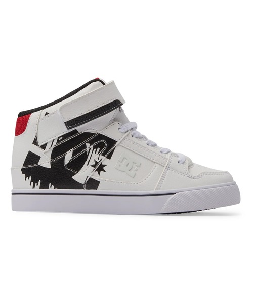 DC SHOES（ディーシーシューズ）の「Ks PURE HIGH-TOP SE/DCキッズハイカットスニーカー（スニーカー・キッズ・ホワイト×ブラック/ホワイト系その他/ブラウン・17cm/18cm/19cm/20cm/21cm/22cm/23cm/24cm/25cm）」の6枚目の写真