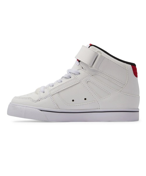 DC SHOES（ディーシーシューズ）の「Ks PURE HIGH-TOP SE/DCキッズハイカットスニーカー（スニーカー・キッズ・ホワイト×ブラック/ホワイト系その他/ブラウン・17cm/18cm/19cm/20cm/21cm/22cm/23cm/24cm/25cm）」の12枚目の写真